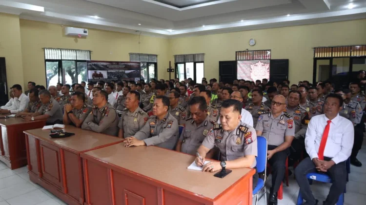 Kapolres Toba Tekankan Pengamanan Mako dan Kota