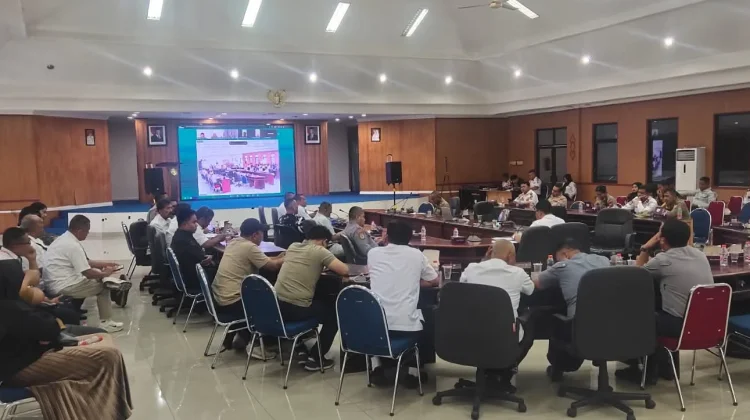 Pemkab Humbahas Hadiri Rakor, Penertiban Pengawasan Angkutan Umum