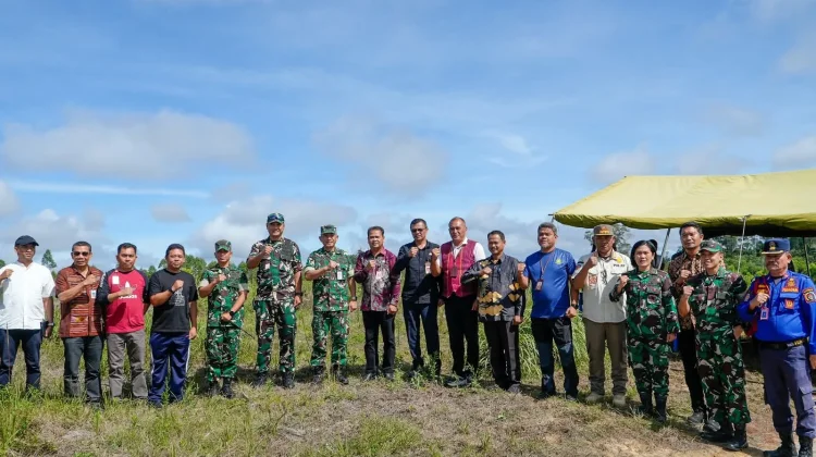 Tim Kemhan RI Tinjau Rencana Lokasi Yonif TP 955/HS di Humbahas