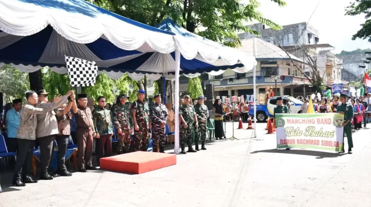 Wali Kota Sibolga Lepas Pawai Ta’aruf MTQ Ke-53