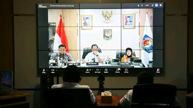 Pemko Sibolga Ikuti Rakor Rehabilitasi Pascabencana