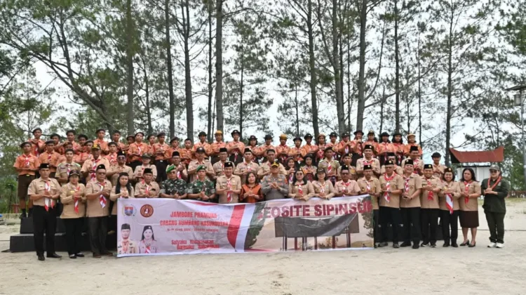 Bupati Tutup Jambore I Kwartir Cabang Gerakan Pramuka Humbahas
