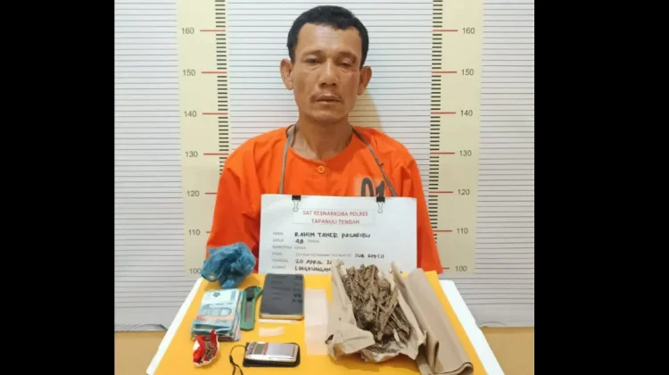 Polres Tapteng Ringkus Pengedar Ganja dan Sabu di Pandan