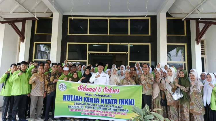 Wakil Bupati Tapteng Lepas 48 Mahasiswa/i STAI Bahriyatul Ulum Pandan Ikuti KKN