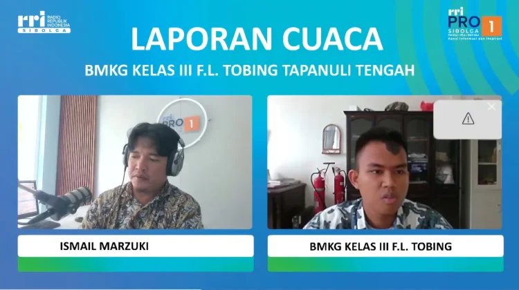 Tapanuli Tengah-Sibolga Diprediksi Hujan