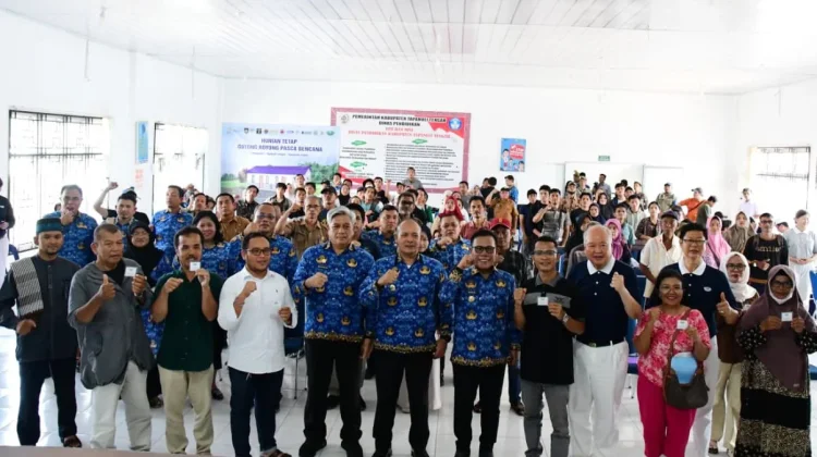Pemkab Tapteng Undi 118 Unit Huntap Tahap I