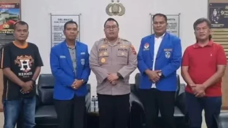 GAMKI Audiensi ke Polres Sibolga, Bahas Paskah Raya
