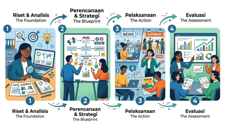 Empat Tahap Mudah Merancang Kampanye PR