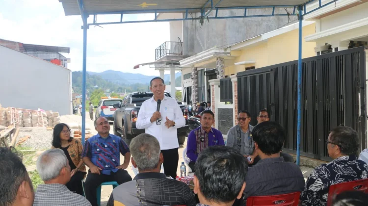Bupati Taput Serap Aspirasi Masyarakat Terkait Pembangunan Jalan Ringroad TD. Par