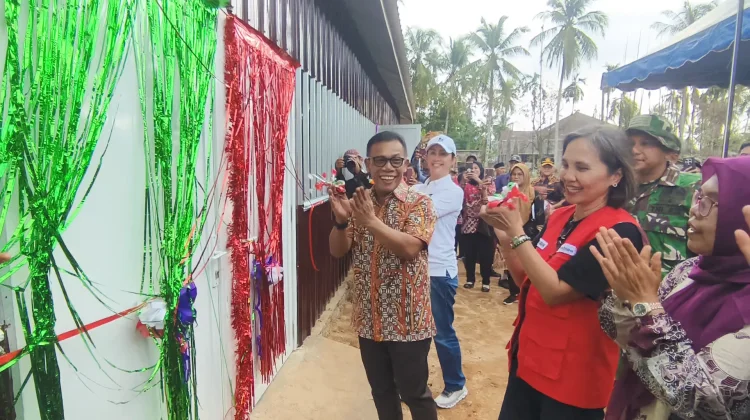 Peresmian Ruang Belajar Sementara SDN Sigiring-giring Tapteng
