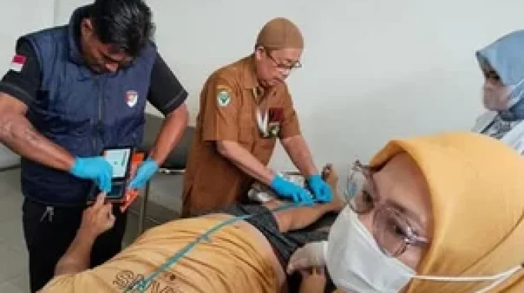 Polres Padangsidimpuan Evakuasi Sopir ALS Meninggal di Terminal Loket
