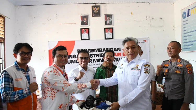 Groundbreaking Jaringan Air Bersih di Tapian Nauli Tapteng