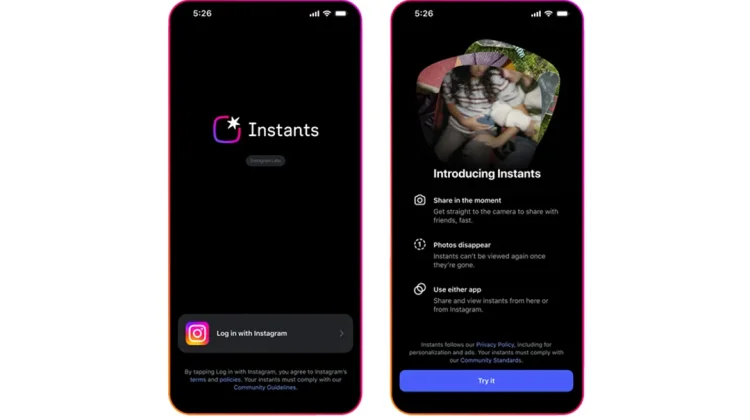 Meta Hadirkan Instants, Fitur Berbagi Real-Time