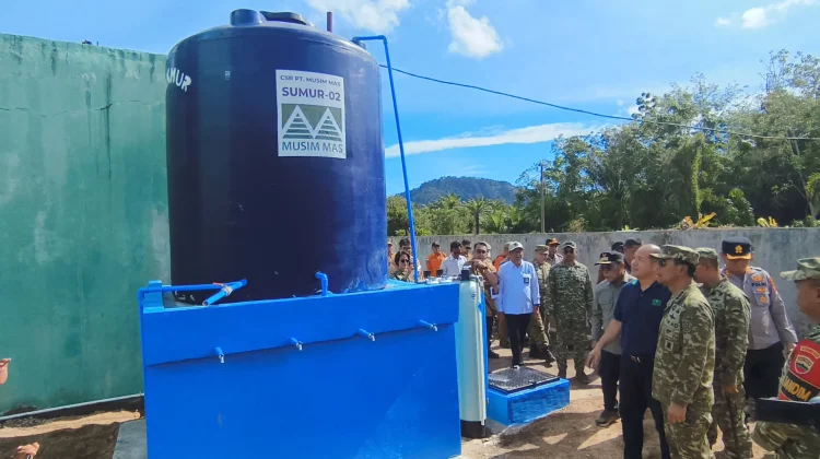 Bantuan Sarana Air Bersih Penyintas Bencana Tapteng