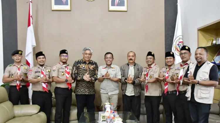 Bupati Tapteng Dukung Revitalisasi Pramuka Tapteng