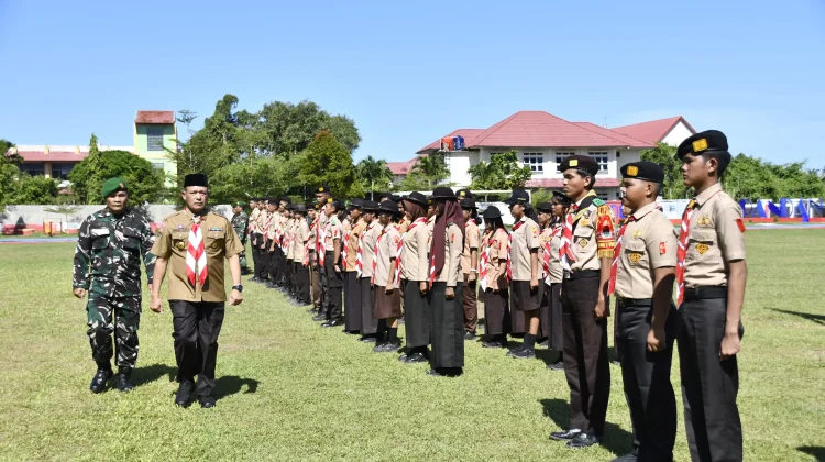 Buka Persami, Wabup Tapteng Tanamkan Cinta Tanah Air