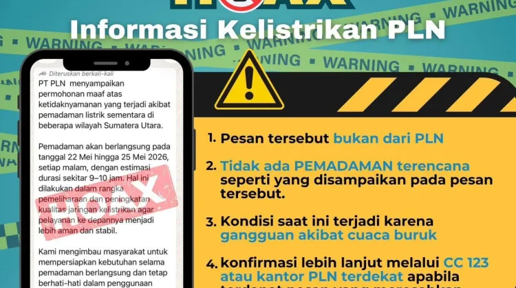 Pemkab Ingatkan Masyarakat Waspada Hoaks Soal Kelistrikan PLN