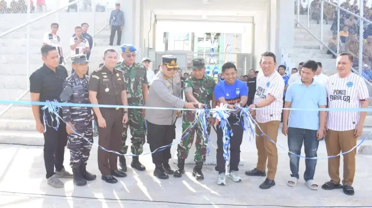 Wali Kota Sibolga Resmikan Stadion Horas Kota Sibolga