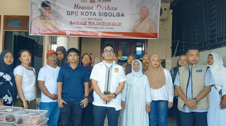Sabam Rajagukguk Kurbankan 2 Ekor Sapi di Sibolga