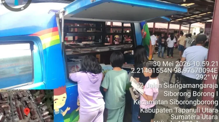 Dinas Perpustakaan Taput Dukung Lomba Mewarnai GRASI