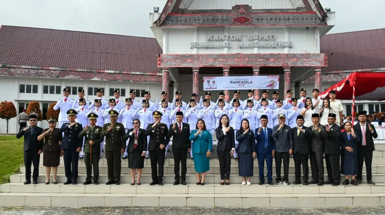 Paskibraka Humbahas 2025 Ukir Sejarah di Hari Lahir Pancasila 2026