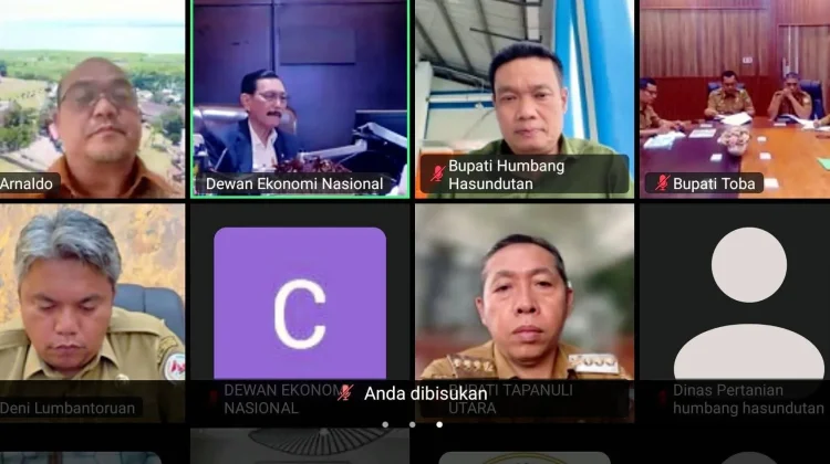 Bupati Humbahas Hadiri Rakor Kepala Daerah Kawasan Toba
