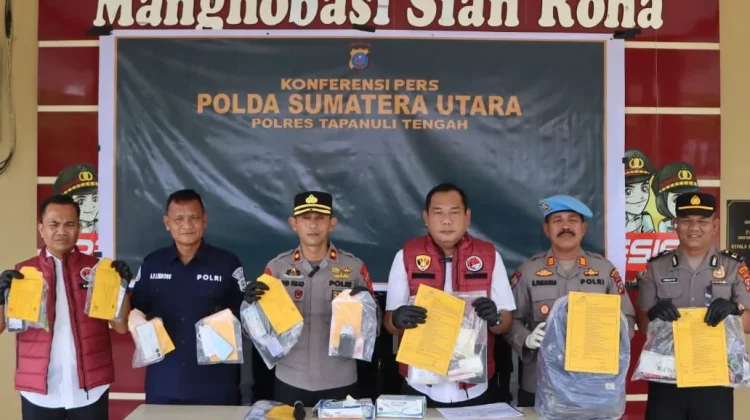Ops Antik Toba 2026, Polres Tapteng Ringkus 10 Tersangka Narkoba