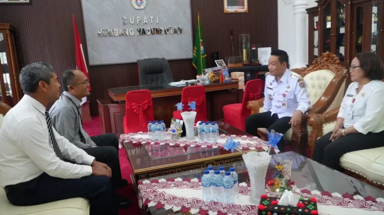 Bupati Humbahas Sambut Kunjungan Pimpinan Bank Sumut Doloksanggul