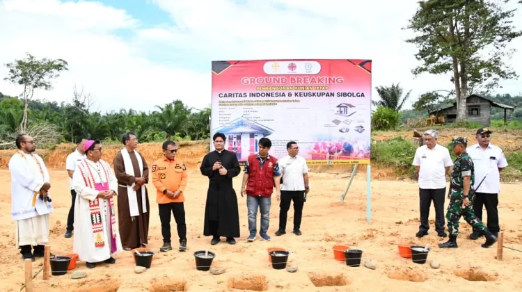 Caritas Indonesia Bantu Sediakan Huntap Penyintas Bencana Tapteng