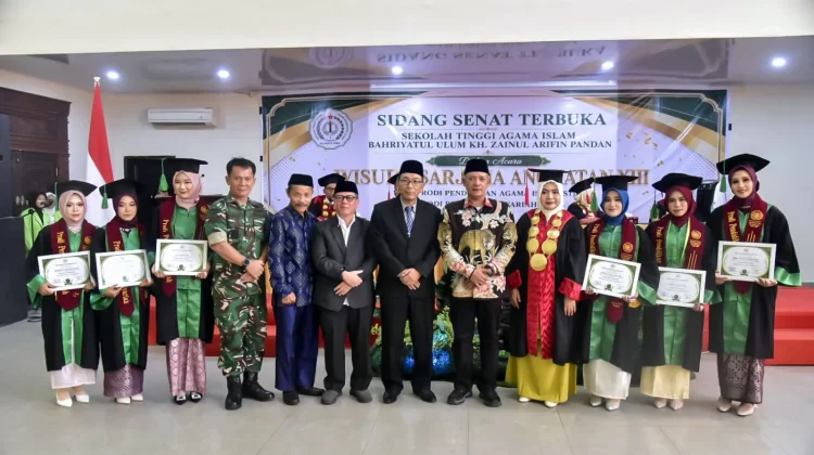 Wakil Bupati Tapteng Hadiri Wisuda STAI Bahriatul Ulum