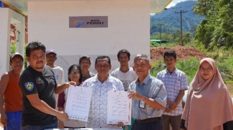 DJPb Peduli, Bangun Sarana Air Bersih dan Toilet di Tukka