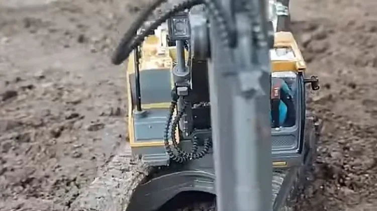 Orang Dewasa Demam RC Excavator