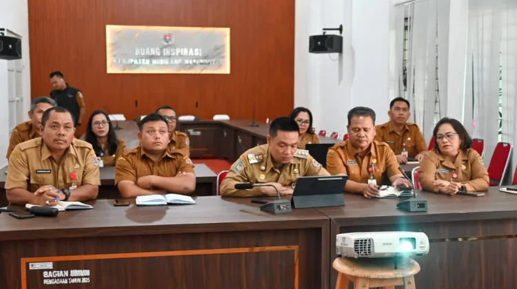 Bupati Humbahas Ikuti Raker dengan Komisi II DPR RI