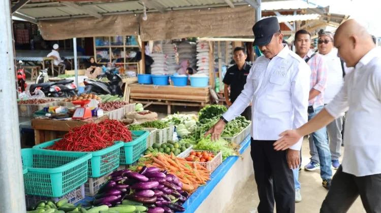 Bupati Madina Pastikan Penataan Pasar Baru Panyabungan Berlanjut