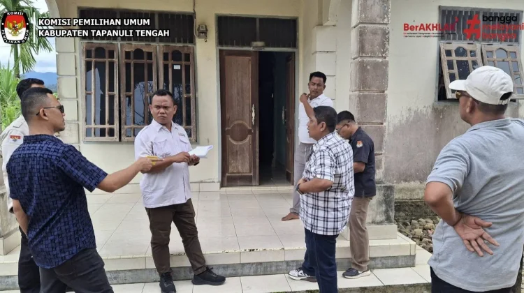 KPU Tapteng Lakukan Coktas untuk PDPB Triwulan II