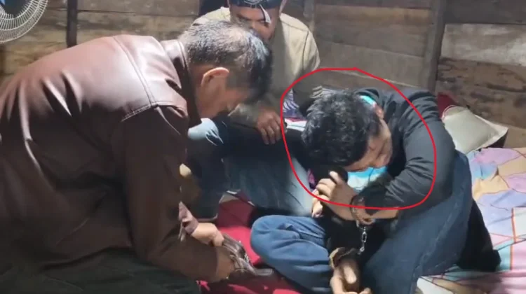 Pengedar Narkoba di Padangsidimpuan Menangis saat Ditangkap Polisi