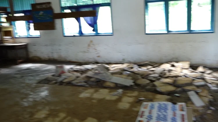Proyek Revitalisasi SMP Negeri 2 Pandan Nauli Mangkrak, Ganggu KBM