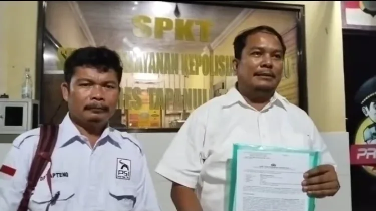 Ketua DPD PSI Tapteng Polisikan Dugaan Pemalsuan SK
