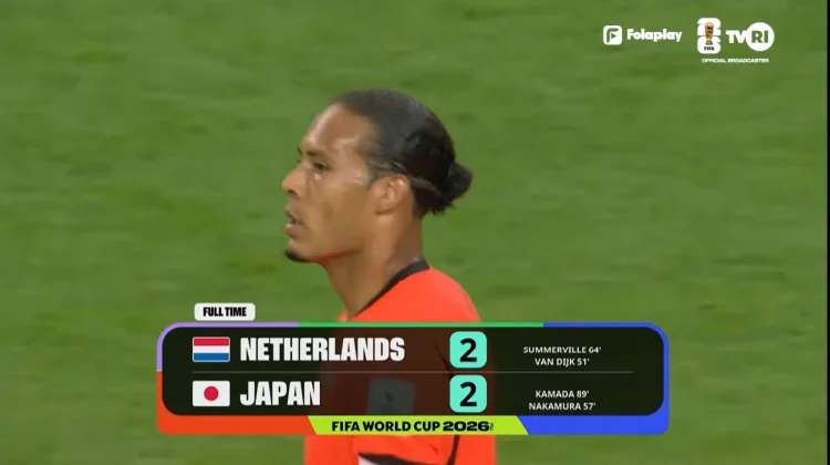 Dramatis, Belanda dan Jepang Imbang