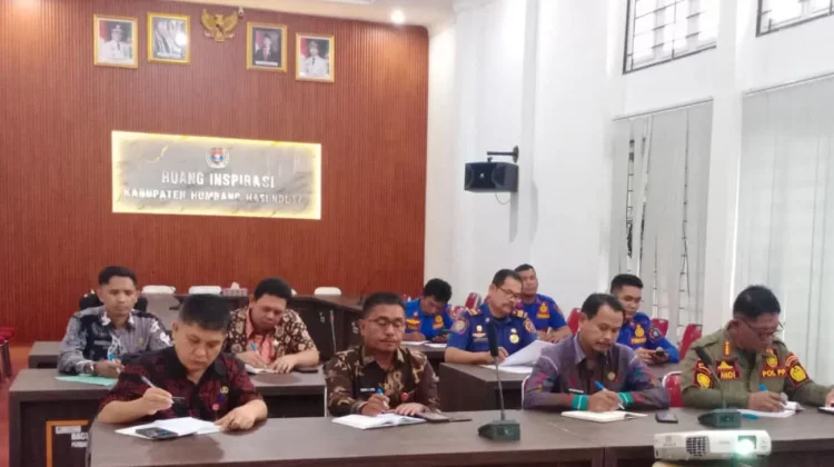 Bupati Humbahas Ikuti Rakor Pengendalian Karhutla Bersama Menko Polkam