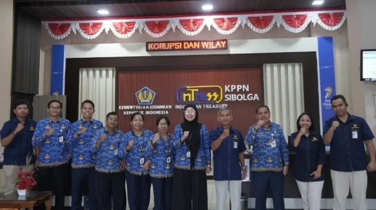 KPPN Sibolga Berbagi Kiat Raih WBK kepada KPU