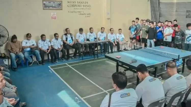 Wali Kota Padangsidimpuan Apresiasi Turnamen Tenis Meja HUT Bhayangkara