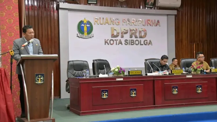 Pemko Sibolga Sampaikan Ranperda Pertanggungjawaban APBD 2025