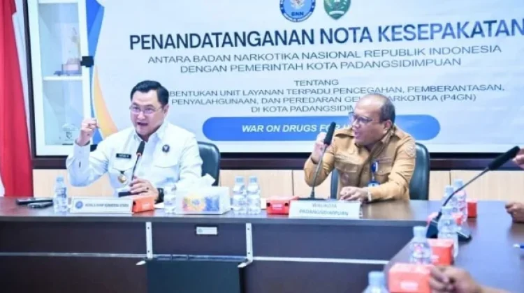 Wali Kota Padangsidimpuan Percepat Pembentukan BNK untuk Perangi Narkoba