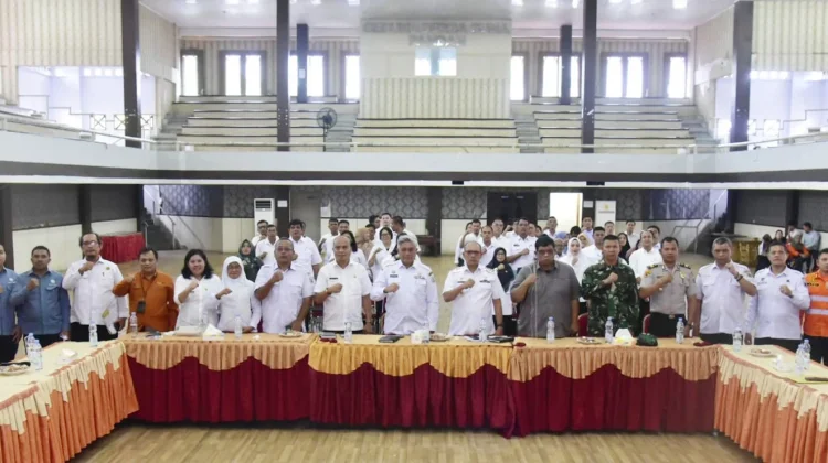 Pemkab Tapteng Rakor Perpanjangan Masa Transisi Bencana ke Pemulihan