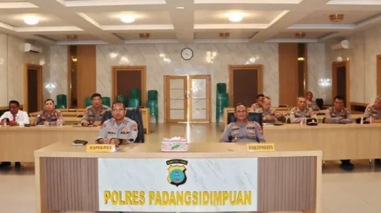Polres Padangsidimpuan Ikuti Dialog Kebangsaan Sambut Hari Bhayangkara ke-80
