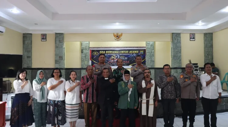 Polres Toba Gelar Doa Bersama Lintas Agama Sambut Bhayangkara