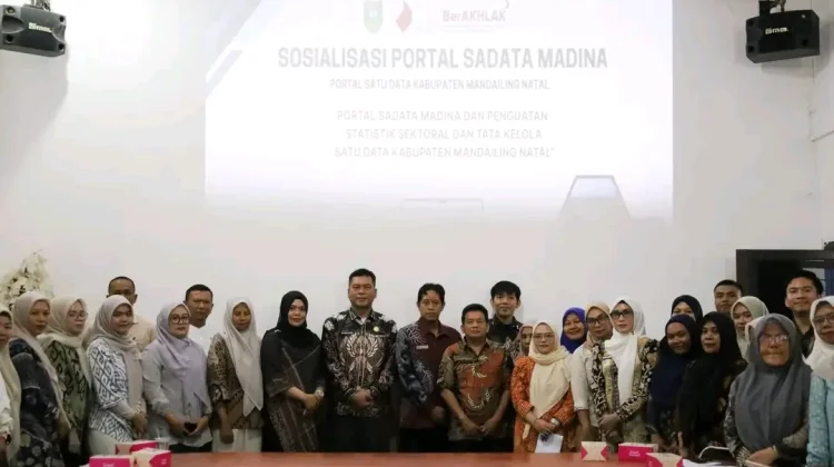 Pemkab Madina Luncurkan Portal SADATA