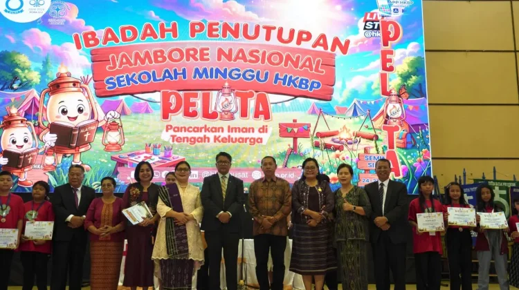 Jambore Nasional Anak Sekolah Minggu HKBP Ditutup