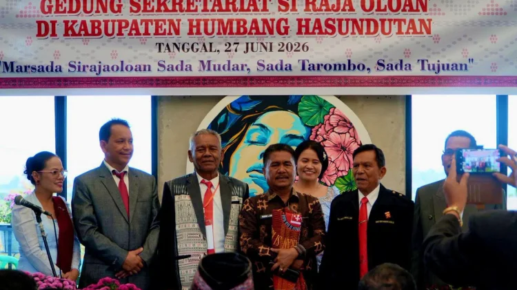 Pemkab Humbahas Hadiri Pelantikan Pengurus SRO dan Groundbreaking Sekretariat